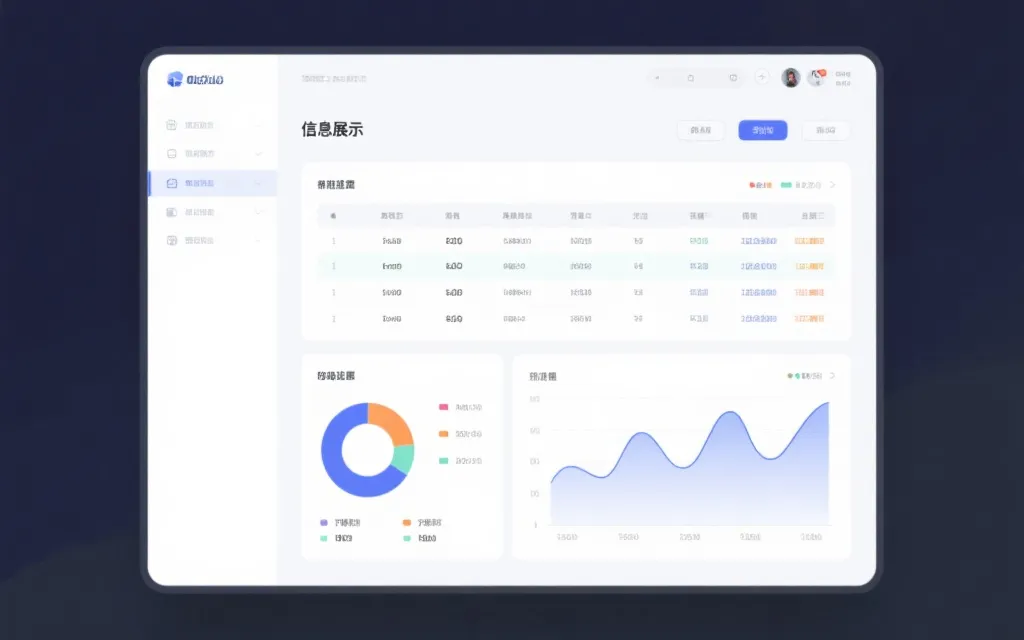 信息展示界面，清晰直观